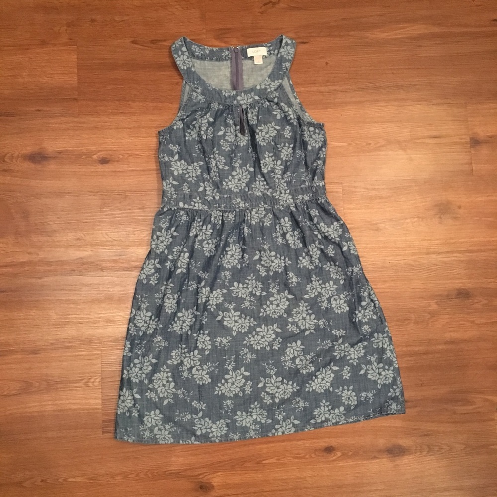 • Ann Taylor Loft Denim Dress